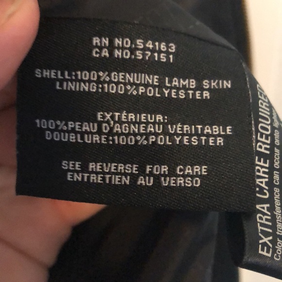 Cole Haan Genuine Leather Jacket - Picture 6 of 7